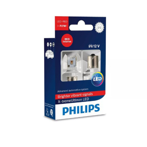 Автолампа светодиодная Philips P21W 12V BA15s 6000K 12898X1 X-treme Ultinon LED 1шт