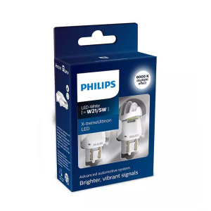 Автолампа светодиодная Philips W21/5W 12V21/5W 12/24V W3x16q 11066XUWX2 X-tremeUltinon LED компл 2шт