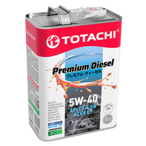 Масло моторное TOTACHI Premium Diesel 5W-40 CJ-4/SN синт. 6л