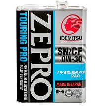 Масло моторное Idemitsu ZEPRO TOURING PRO 0W-30 SN/CF синт. 4л