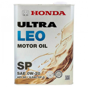 Масло моторное Honda Ultra Leo 0W-20 SP/GF-6 синт. 4л
