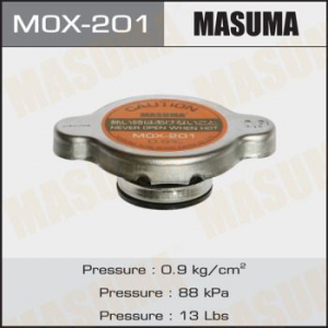 Крышка радиатора охлаждения MASUMA MOX-201 0,9кг/см2 широкий клапан