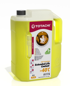 Антифриз TOTACHI Extended Life Coolant yellow -40C -40 4л желтый