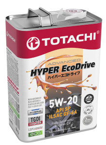 Масло моторное TOTACHI HYPER EcoDrive 5W-20 SP/GF-6A/RC синт. 4л