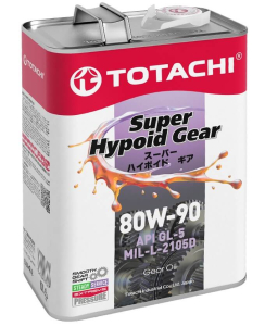 Масло трансмиссионное TOTACHI Super Hypoid Gear 80W-90 GL-5 4л