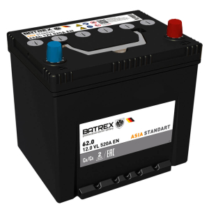 Аккумулятор BATREX ASIA Standart 62 EN520 о/п