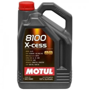 Масло моторное MOTUL 8100 X-cess 5W-40 SN/CF синт. 5л