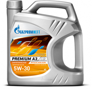 Масло моторное GAZPROMNEFT Premium A3 5W-30 SL/CF синт. 4л