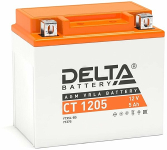 Аккумулятор Delta 12V 5A EN80 YTX5L-BS о/п CT1205