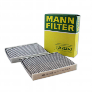 Фильтр салона MANN FILTER CUK 2533-2 (угольный, комплект 2шт.)