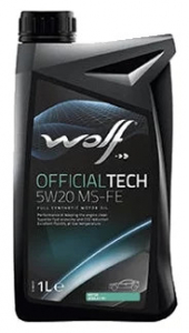 Масло моторное WOLF OFFICIALTECH MS-FE 5W-20 SL/CF синт. 1л