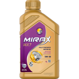 Масло моторное MIRAX MX7 5W-30 SL/CF синт. 1л