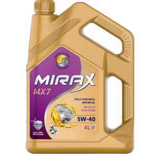 Масло моторное MIRAX MX7 5W-40 SL/CF синт. 4л