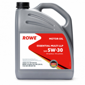 Масло моторное ROWE Essential Multi LLP 5W-30 SN/CF синт. 4л