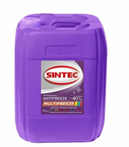 Антифриз Sintec Multi Freeze 600302 -40 10кг фиолетовый