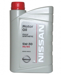 Масло моторное NISSAN Genuine Motor Oil 5W-30 SL/CF A5/B5 синт. 1л