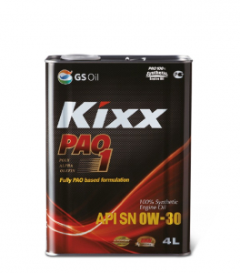 Масло моторное Kixx PAO 0W-30 SP 4л