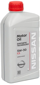 Масло моторное NISSAN Genuine Motor Oil 5W-30 SN/CF C3 синт. 1л