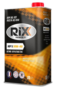 Масло моторное RIXX MP X SAE 10W-40 API SL/CF ACEA A3/B4 1л п/син.