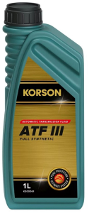 Масло трансмиссионное KORSON Full Synthetic ATF III синт. 1л