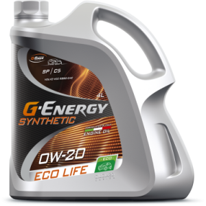 Масло моторное G-ENERGY Synthetic Eco Life 0W-20 SP/C5 синт. 4л