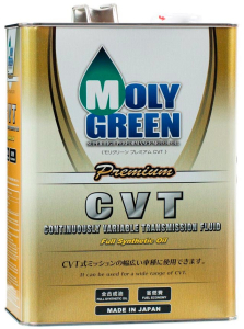 Масло трансмиссионное MOLY GREEN Premium CVTF синт. 4л