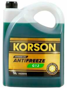 Антифриз KORSON G12 -36 зеленый 5 кг