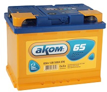 Аккумулятор Аком 65 Евро EN600 о/п 