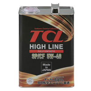 Масло моторное TCL High Line 5W-40 синт. API SN/CF 4л
