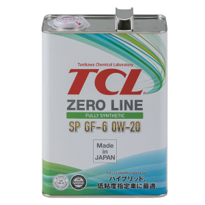 Масло моторное TCL Zero Line 0W-20 синт. API SP/GF-6 4л