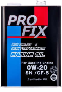 Масло моторное PRO FIX Engine Oil 0W-20 SP/RC синт. 4л