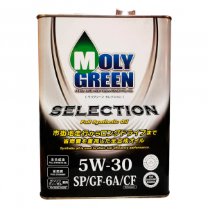 Масло моторное MOLY GREEN Selection 5W-30 SP/GF-6A синт. 4л