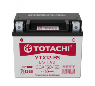 Аккумулятор Totachi AGM YTX12-BS 12V 12A EN165 п/п
