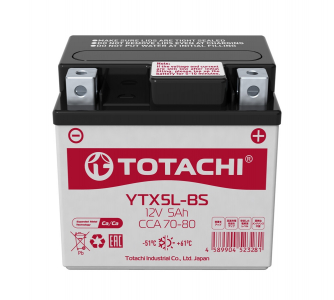 Аккумулятор Totachi AGM YTX5L-BS 12V 5A EN80 о/п