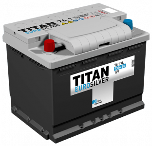 Аккумулятор Titan Euro Silver 76 EN730 п/п