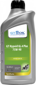 Масло трансмиссионное GT Hypoid GL-4 Plus 75W-90 API GL-5 синт. 1л