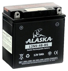 Аккумулятор Alaska 12 V 9A 12N9-4B-BS