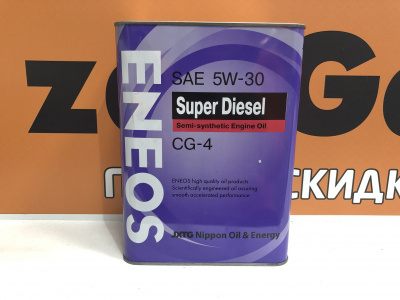 Масло моторное Eneos Super Diesel 5W-30 CG-4 п/синт. 4л