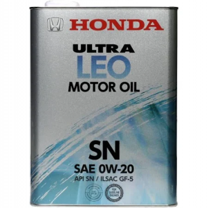Масло моторное Honda Ultra Leo 0W-20 SN/GF-5 синт. 4л