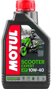 Масло моторное MOTUL Moto Scooter Expert 4T 10W-40 MB SM п/синт. 1л