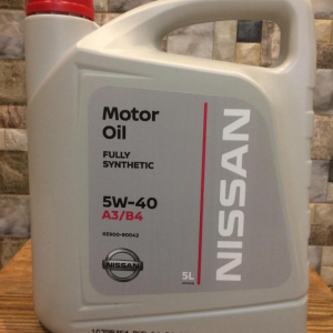 Масло моторное NISSAN Genuine Motor Oil 5W-40 SM/CF A3 /B4 синт. 5л
