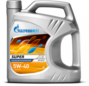Масло моторное GAZPROMNEFT Super 5W-40 SG/CD п/синт. 4л