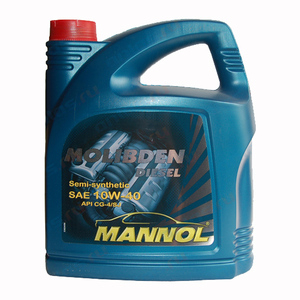 Масло моторное Mannol Molibden Diesel 10W-40 CG/SJ п/синт. 5л