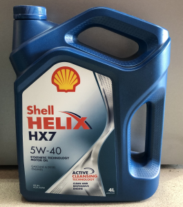 Масло моторное SHELL HELIX HX7 5W-40 SN/CF п/синт. 4л