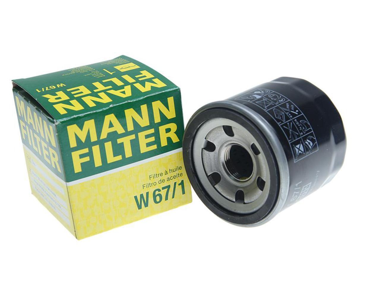 Фильтр масляный MANN FILTER W 67/1 в Барнауле | ZavGar