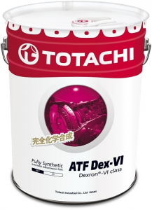 Масло трансмиссионное TOTACHI ATF DEXRON-VI синт. 20л (розлив)