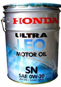 Масло моторное Honda Ultra Leo 0W-20 SP/GF-6 синт. 20л (розлив)