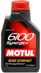 Масло моторное MOTUL 6100 Synergie+ 10W-40 SN/CF синт. 1л