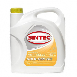 Антифриз Sintec Gold 990558 -40 G12 5кг желтый