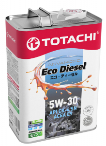 Масло моторное TOTACHI Eco Diesel 5W-30 CK-4/CJ-4/SN п/синт. 4л